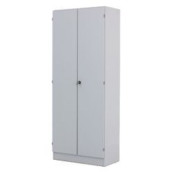 Schrank Niceday Future 4 Regale 80x42x200,4cm hellgrau