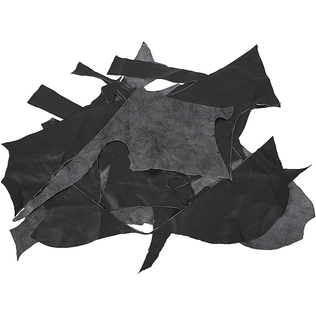 Creativ Company Echtleder, schwarz, 2 kg 1 Karton
