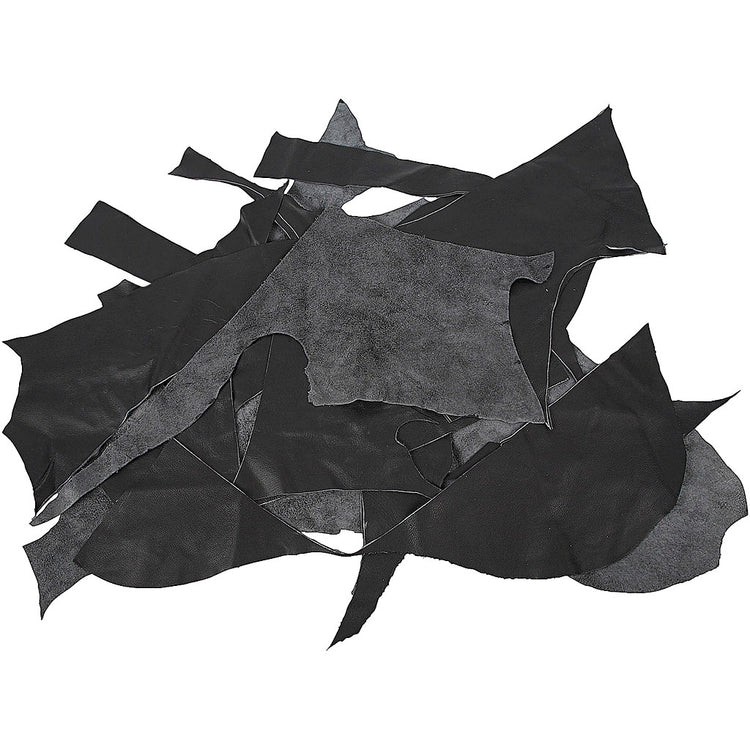 Creativ Company Echtleder, schwarz, 2 kg 1 Karton