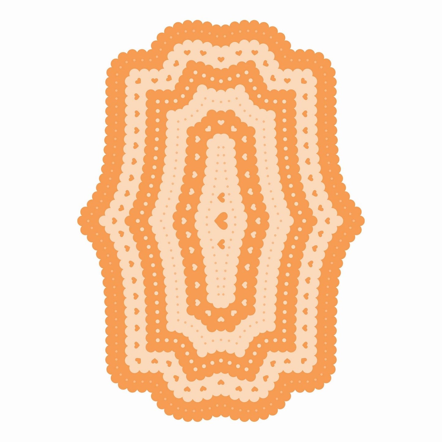 Tonic Studios • Essentials Layering Stanzformen-Set, gewelltes Herz