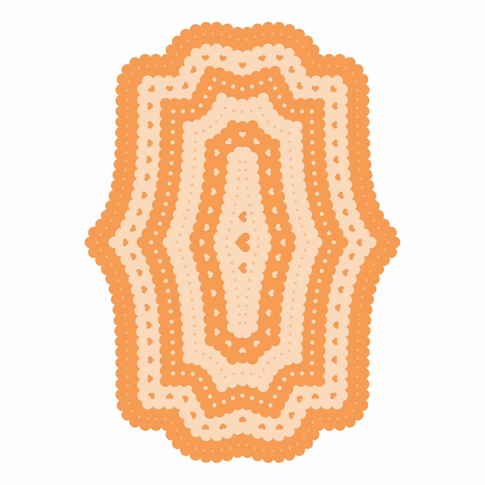 Tonic Studios • Essentials Layering Stanzformen-Set, gewelltes Herz