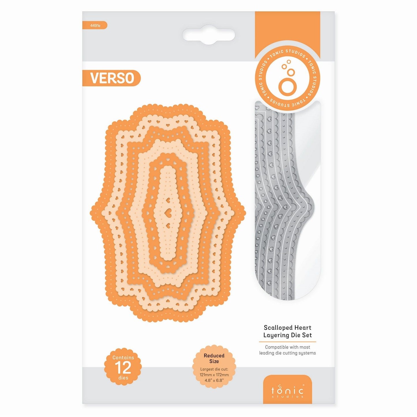 Tonic Studios • Essentials Layering Stanzformen-Set, gewelltes Herz