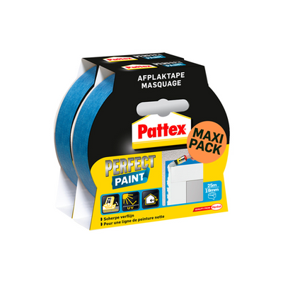 Pattex 1069918 – perfekte Farbe 19 mm x 25 mm, Maxi-Pack | 6 Stück