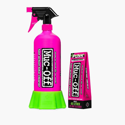 Muc-off Bottle for Life Bundle + 4er-Pack Punk-Pulver