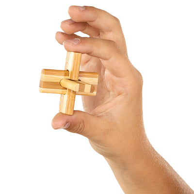 Eureka 3D Bambus Gehirnrätsel Doublecross **