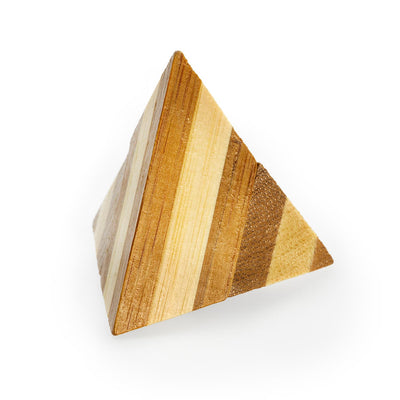 Eureka 3d Bambus -Gehirn -Puzzle -Pyramide *