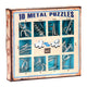 Denkpuzzle-Set Blau, 10tlg.