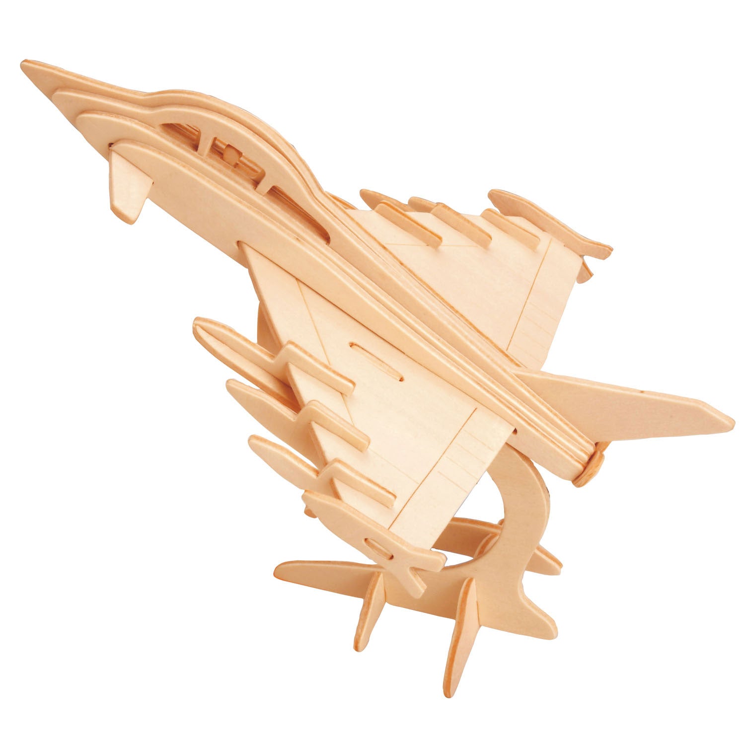 Gepettos Workshop -Holzkit 3D - Kämpfer Jet