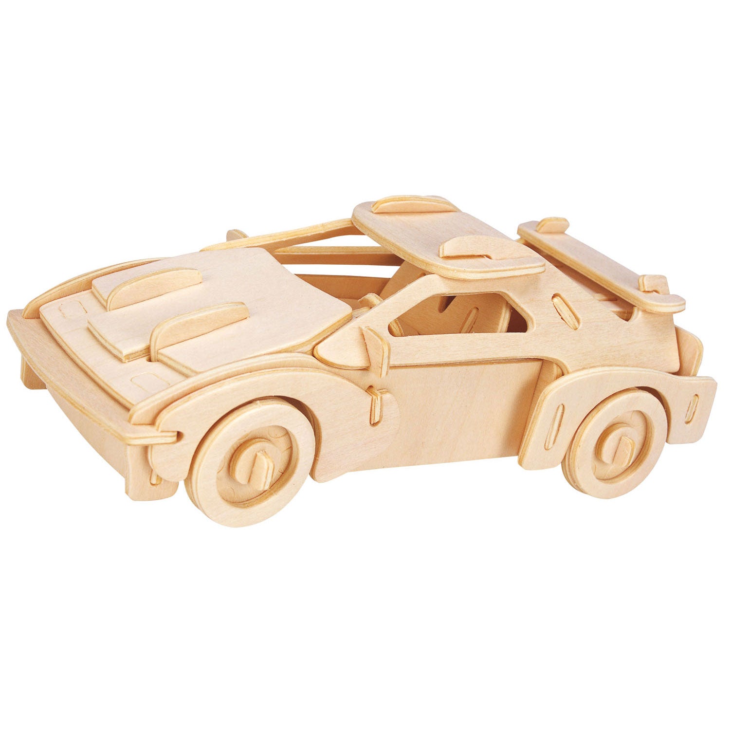 Gepettos Workshop -Holzbau Paket 3D - Rennwagen