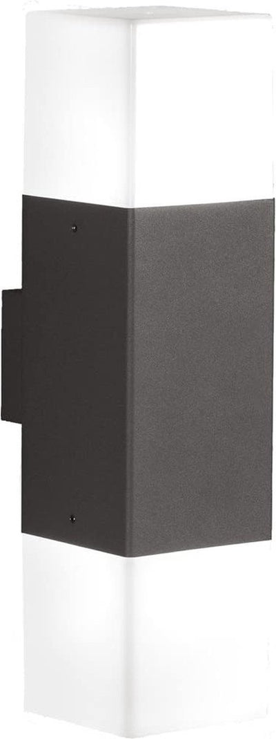 Trio Hudson - Wandleuchte - Anthrazit - inkl. 2x E14 3,5 W - Beleuchtung nach oben und unten - Wandmontage - nicht dimmbar - Außenbeleuchtung - IP44