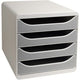 Schubladenelemente Exacompta 310041d grau