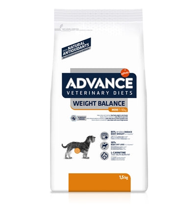 Veterinärdiät Hundegewichtsbalance mini voranschreiten