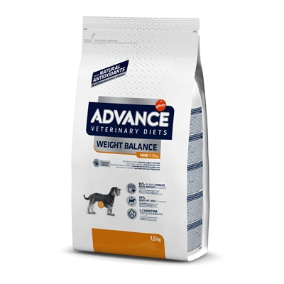 Veterinärdiät Hundegewichtsbalance mini voranschreiten