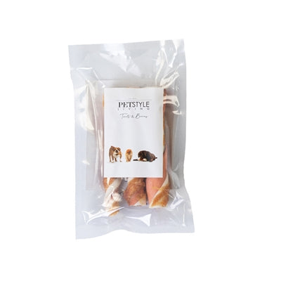 Petstyle Living Twisted Stick Multicolor mit Hühnchen