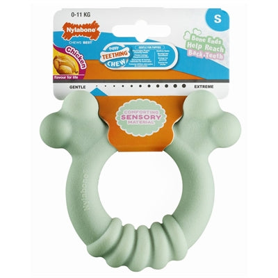 Nylabone Welpen taktiler Ring Hühnergeschmack