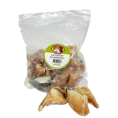 Petsnack Calfshoeven mit Schepen Vet -Tuch