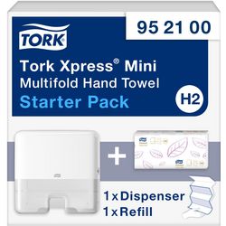 Handtuchspender Tork 952100 Kunststoff weiß