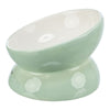 Trixie Food Bowl trinken Mülleimer Katze erhoben Keramik Salbei weiß