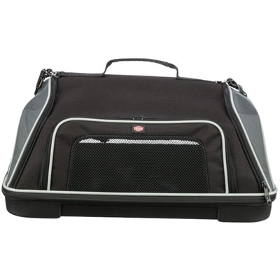 Trixie Hundebag Flugzeugbeutel schwarz grau
