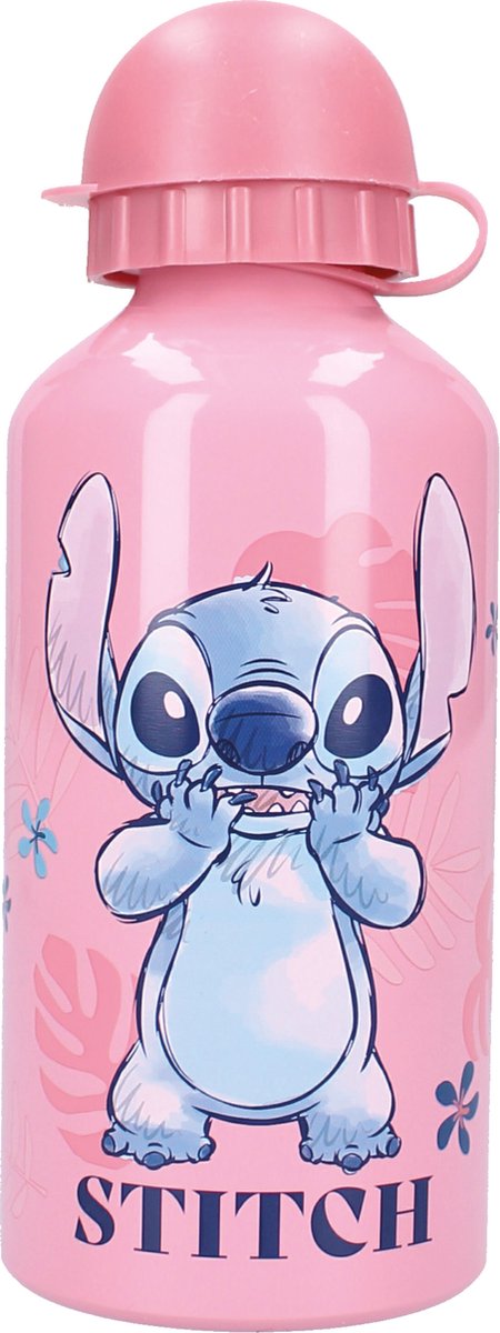 Vadobag Lilo Stitch – Schulbecher und Trinkflasche – rosa Verschluss – 500 ml