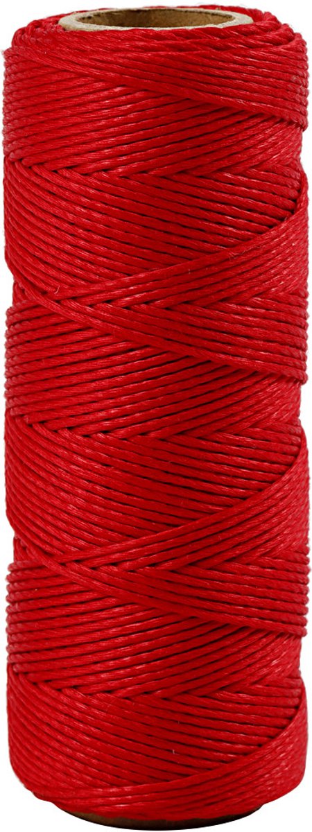 Kreativfirma Bamboekoord Rood, 65m