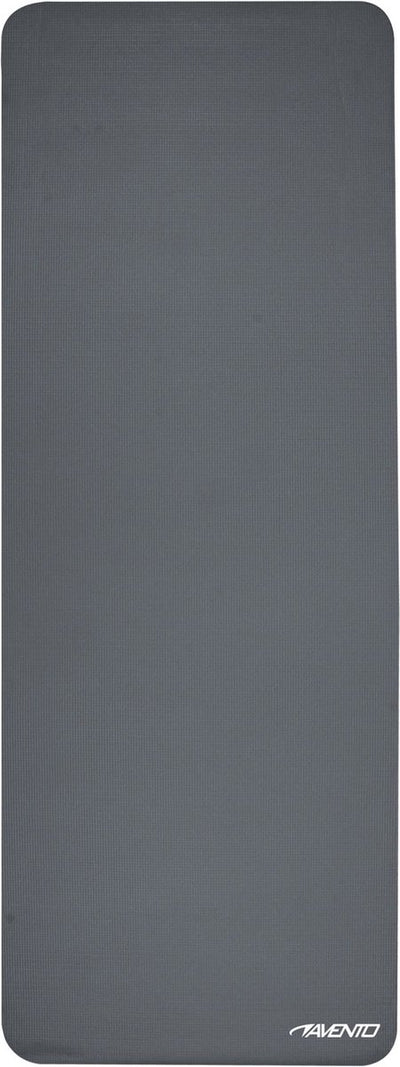 Avento Yogamatte – Fitnessmatte – Basic – 173 x 61 x 0,4 cm – Grau