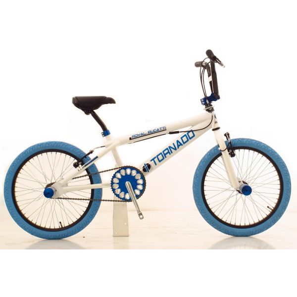 Royal Freestyle 20 Royal Bugatti White mit blauen Reifen