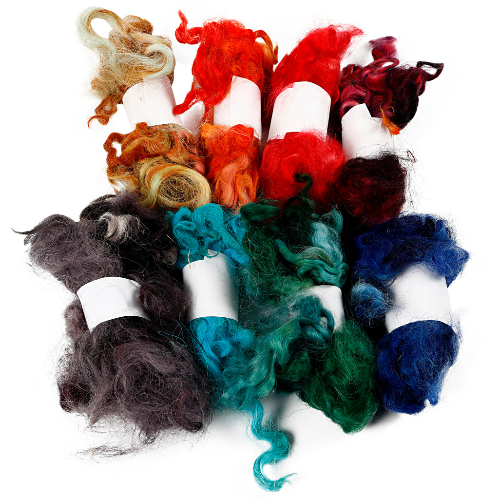 Creativ Company Locken, verschiedene Farben, 8x20 gr 1 Knäuel