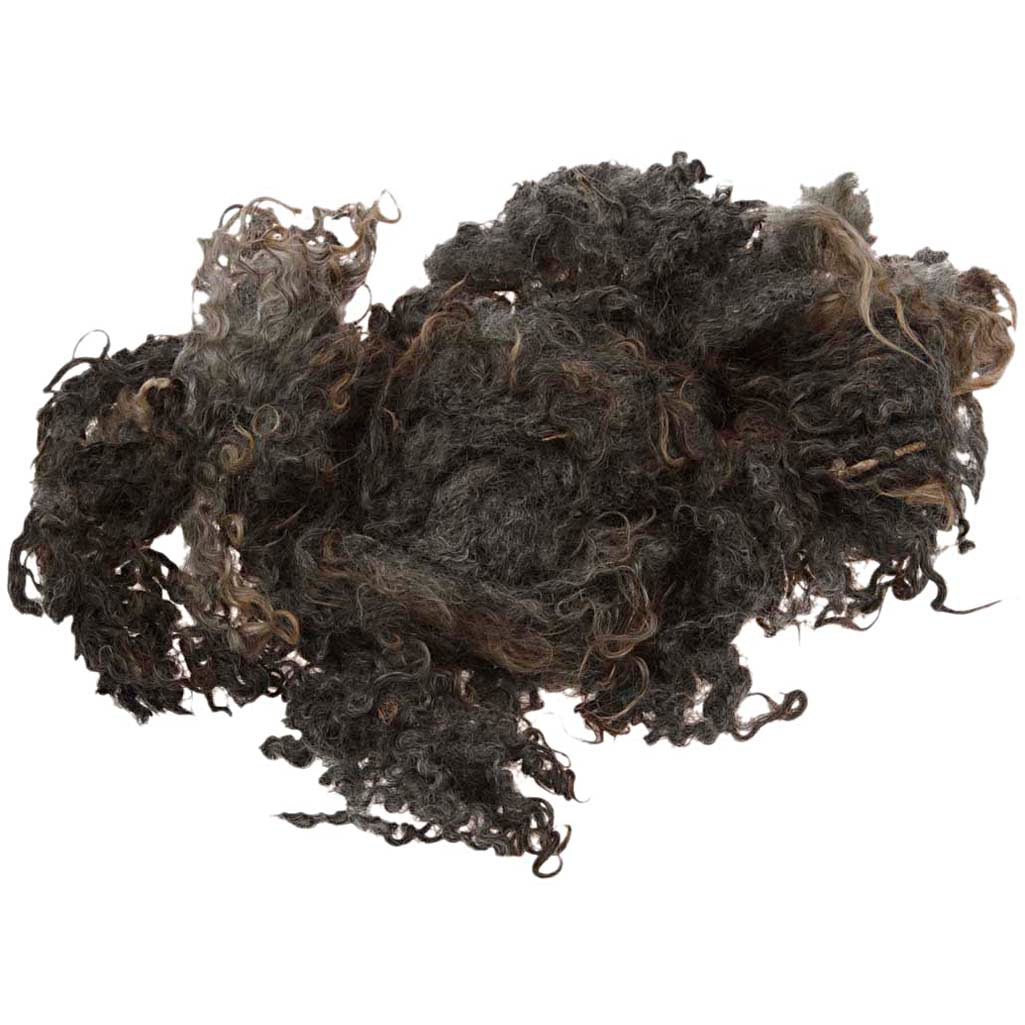Creativ Company Locken, dunkelgrau, 100 g, 1 Knäuel