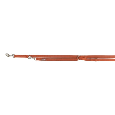 Trixie Dog -Leinen Premium einstellbare Rostbraun