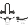 Steuerungstechnologie - Falcon Triathlon TT Setup Lenkrad Mini Clip -on Aluminium