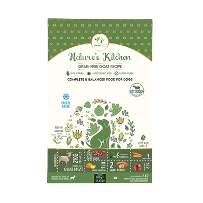 Pawfect Freeze getrocknete Lebensmittel Ziegenrezept