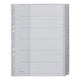 Tabs leitz gray 1 to 31 a4 polypropylene