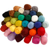 Creativ Company kardierte Wolle, verschiedene Farben, 35x100 gr 1 Box
