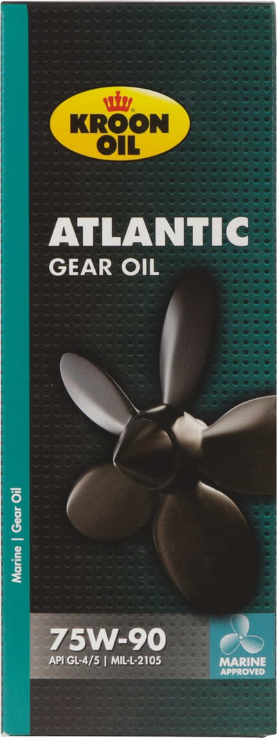 Kroon-Oil Atlantic Getriebeöl – synthetisches 75w-90 Getriebeöl – 500 ml – blau