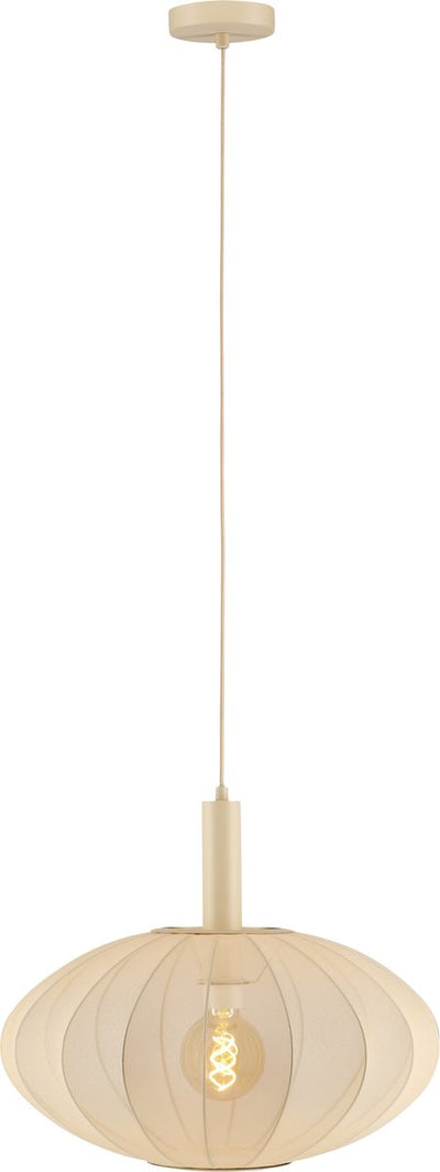 Lucide Corina - Hängelampe - ø 50 cm - 1xE27 - Beige - Japandi
