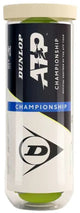 Dunlop Tennisball ATP Championship Gummi gefühlte gelbe 3 Stücke