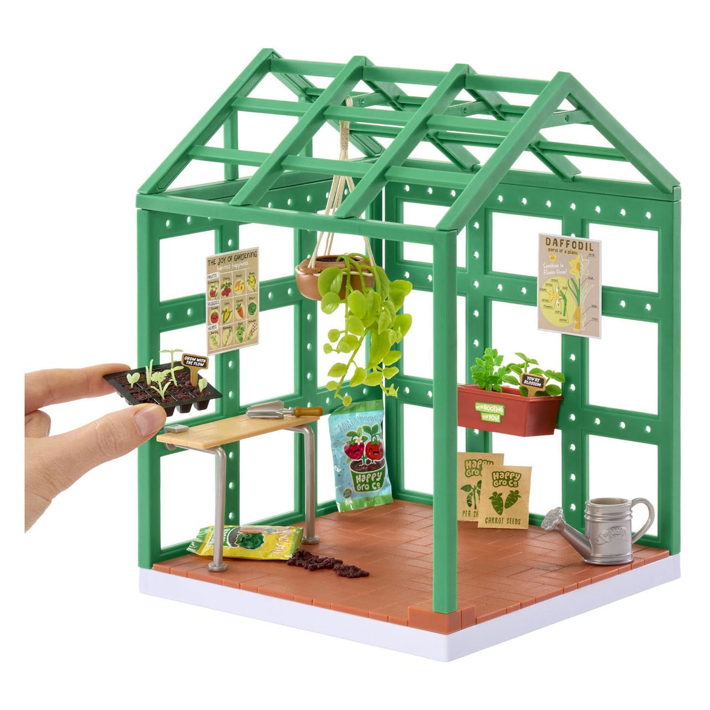 Miniverse – Spaces Starter Pack Gewächshaus-Bastelset – Bausatz – bauen Sie Ihr eigenes Mini-Pflanzengewächshaus!