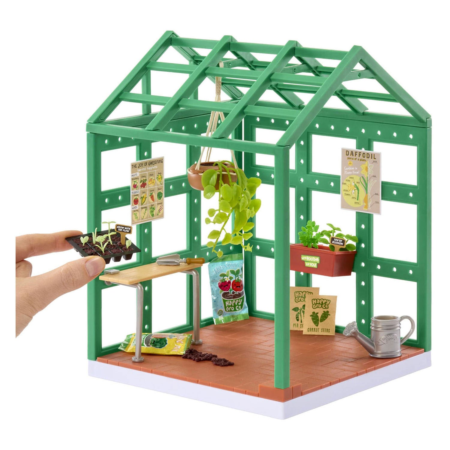 Miniverse – Spaces Starter Pack Gewächshaus-Bastelset – Bausatz – bauen Sie Ihr eigenes Mini-Pflanzengewächshaus!