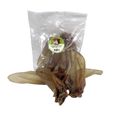 Petsnack -Büffelohren mit Fleisch