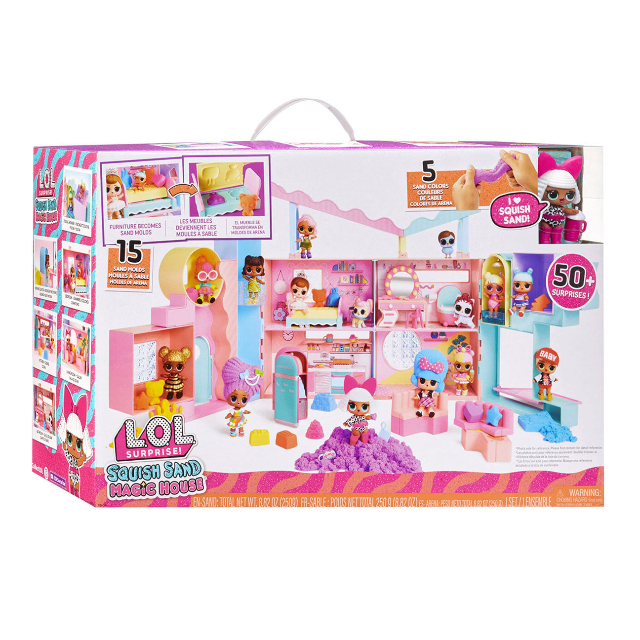 LOL. Überraschungsset Squish Sand House Speelset