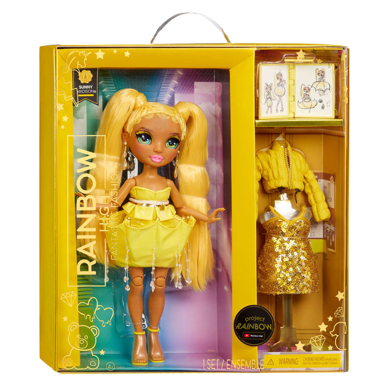 Regenbogen hoher Regenbogen hoher fantastischer Mode Pop Sunny