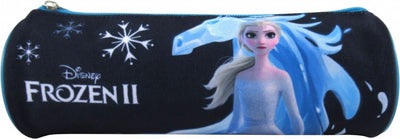 Jim Jam Federmäppchen Frozen Disney, rundes Federmäppchen mit 1 Fach und 1 Reißverschluss