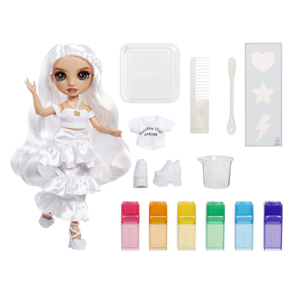 MGA Entertainment Regenbogen Hoch-Aquarell erzeugen modpop braune Augen
