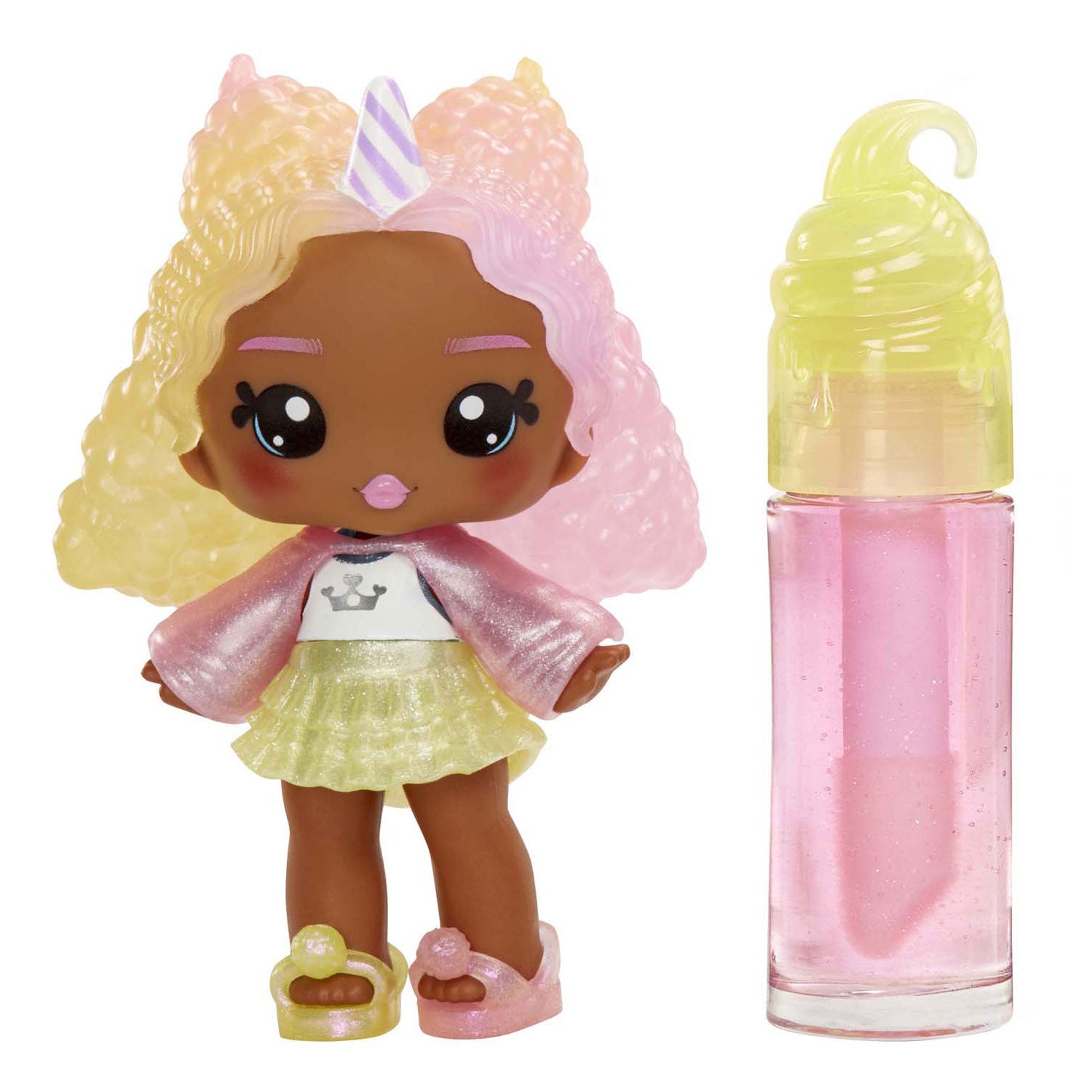MGA Entertainment Yummiland Pop - Nia Candy Flusen mit Lipgloss Set