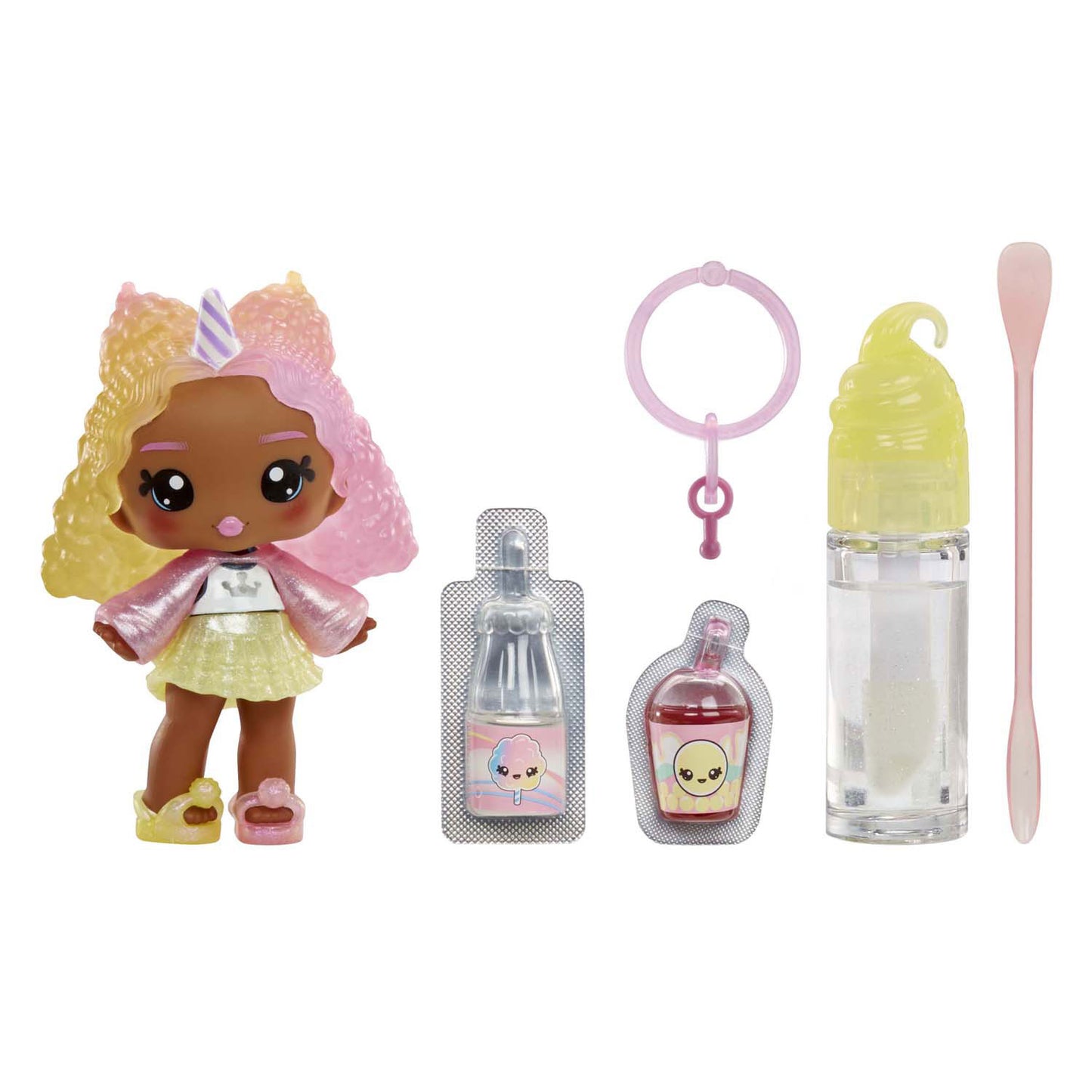 MGA Entertainment Yummiland Pop - Nia Candy Flusen mit Lipgloss Set