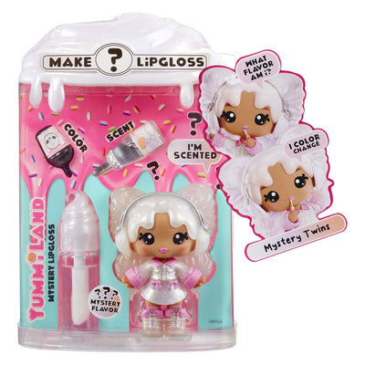 MGA Entertainment Yummiland Pop - Mystery Speel Figure Serie 1 mit Lipgloss Set