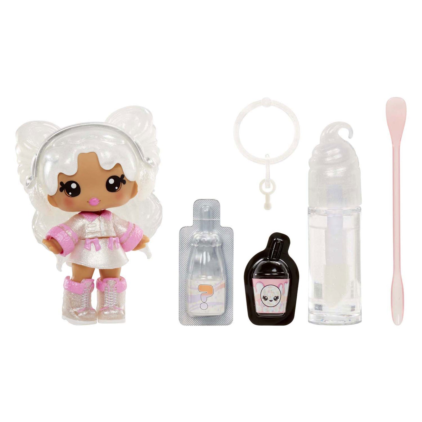 MGA Entertainment Yummiland Pop - Mystery Speel Figure Serie 2 mit Lipgloss Set