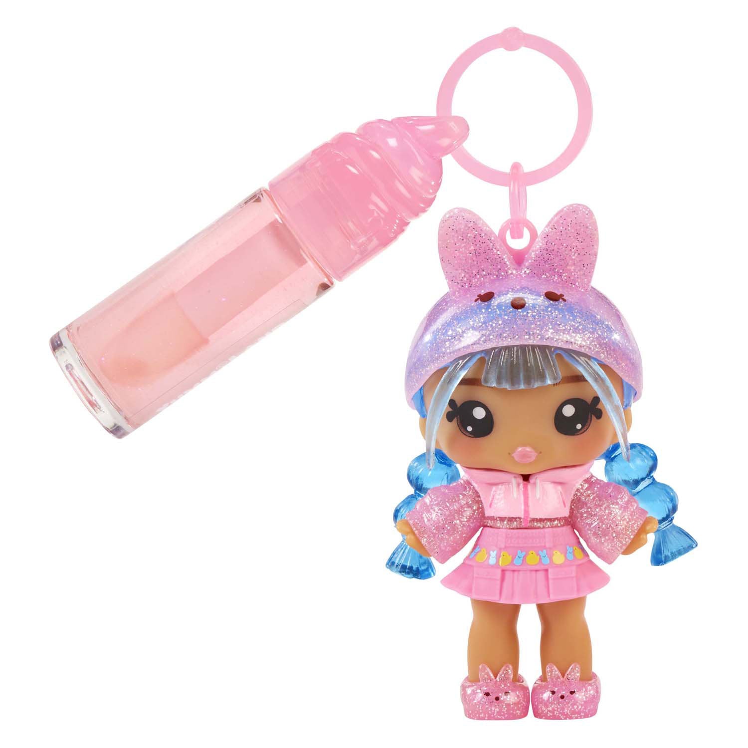 MGA Entertainment Yummiland Pop - Easter Marsha Pink Pink mit Lipgloss Set