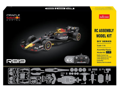 Jonotoys Rastar 1:16 Red Bull F1 RB19 Bauset – 55 Teile.